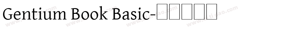 Gentium Book Basic字体转换